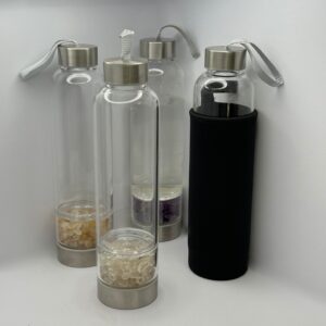 Termo de Vidrio + Cristales Naturales